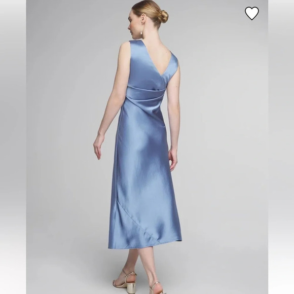 White House Black Market Dresses & Skirts - New! White House Black Market Midi Dress/Periwinkle Blue nwt 33628